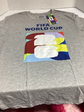 FIFA World Cup Graphic Tee - Gray by (no brand)